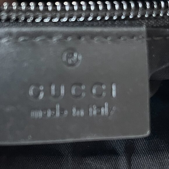 GUCCI Logo GG Pattern Crossbody Shoulder Bag PVC Canvas Webline (155731) - Picture 9 of 11